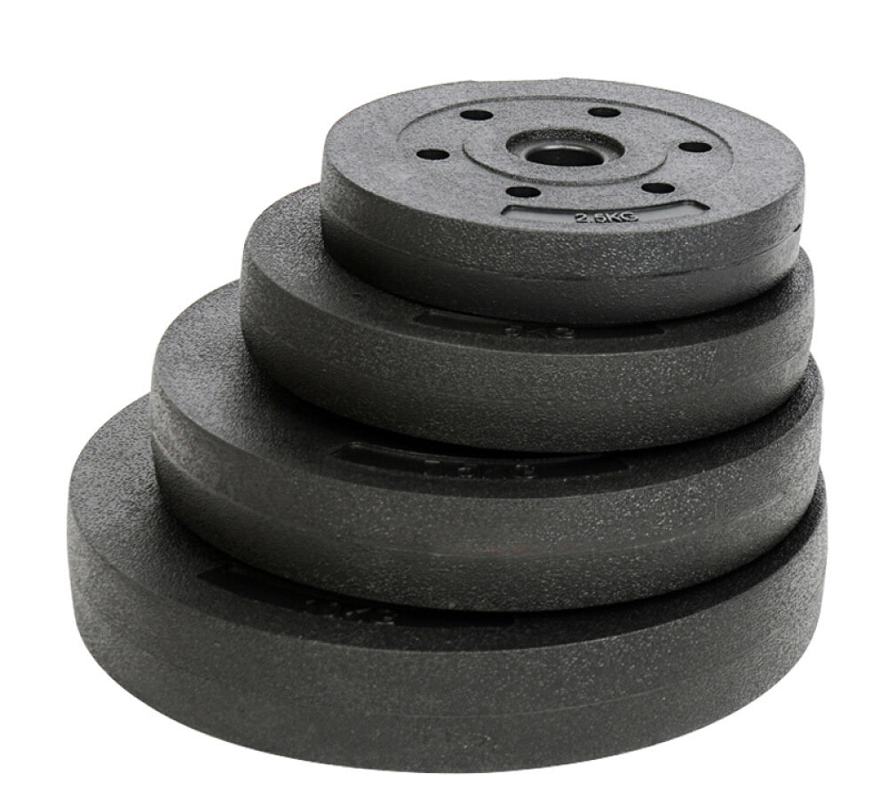 10kg Barbell Weight Plates Set for Strength Training and Home Gym (2 X 5kg)