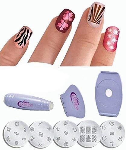 Nail Art Stamping Kit 40 Designs Professional Salon Quality