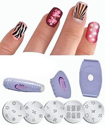 Nail Art Stamping Kit 40 Designs Professional Salon Quality