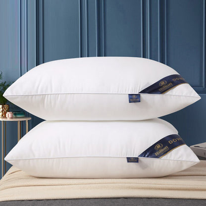 Standard Size Low Profile Luxury Hotel Pillow White