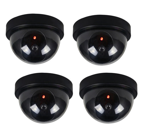 4 Pack Realistic Dummy Dome Security Cameras for Home and Business