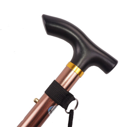 Foldable Portable Aluminum Outdoor Hiking Walking Stick Cane for Climbing