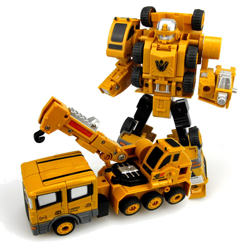 5 in 1 Robot Truck Transformer Toy for Kids