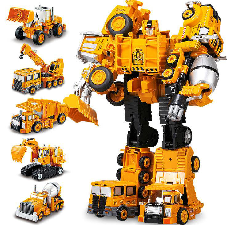 5 in 1 Robot Truck Transformer Toy for Kids