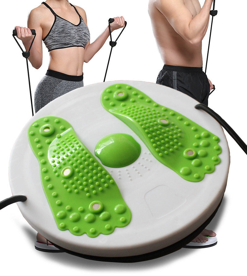 Foot Massager Twist Board with Resistance Bands for Home Fitness and Therapy