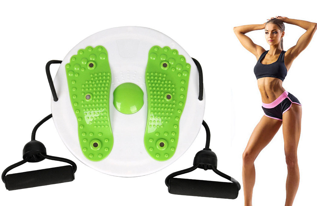 Foot Massager Twist Board with Resistance Bands for Home Fitness and Therapy