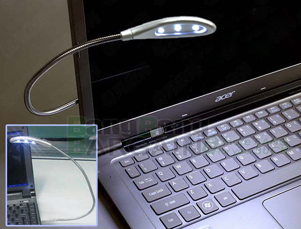 Flexible LED Reading Lamp USB Light for Bedside and Desk