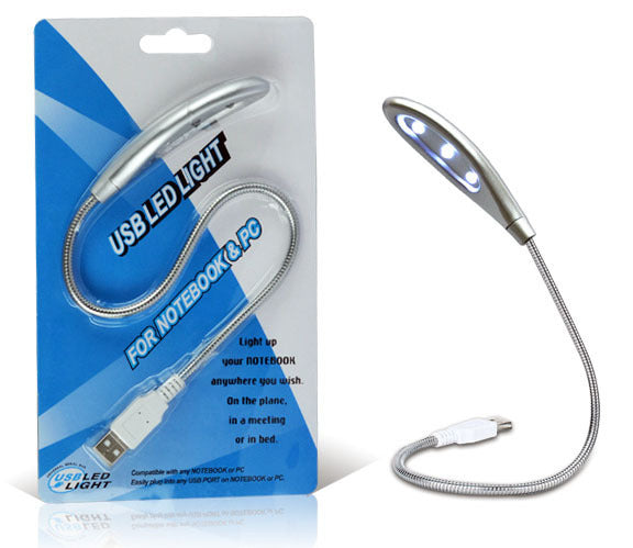 Flexible LED Reading Lamp USB Light for Bedside and Desk