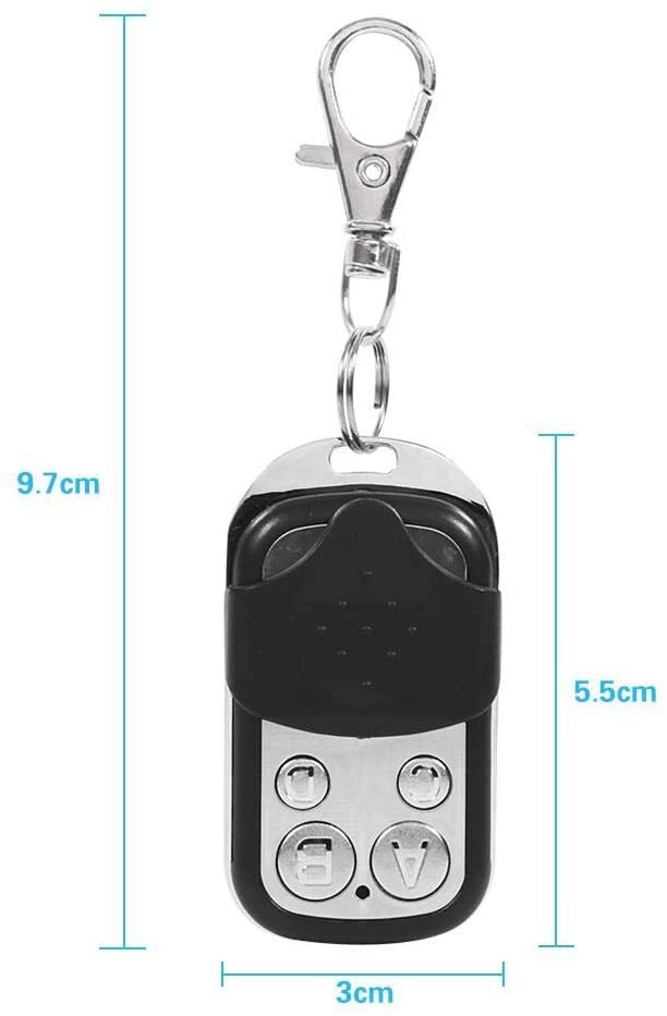 Universal Remote Control for Garage Gate and Car Door Opener Key Ring Fob