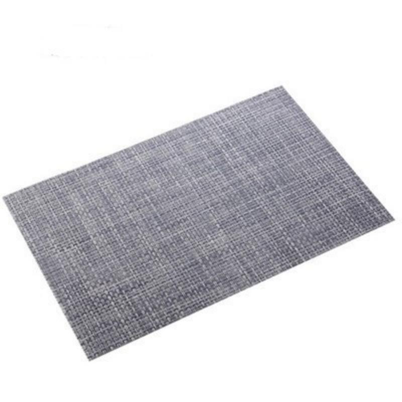 Heat Resistant Weave Dining Table Placemat Grey