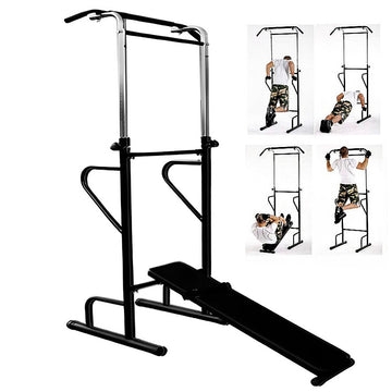 Multifunction Power Tower Home Gym Dip Bar Pull Up Fitness Station for Strength Training