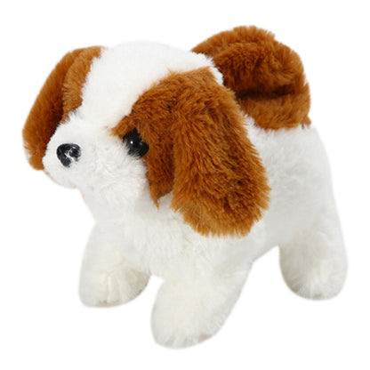 Realistic Walking Barking Plush Puppy Dog Toy for Kids