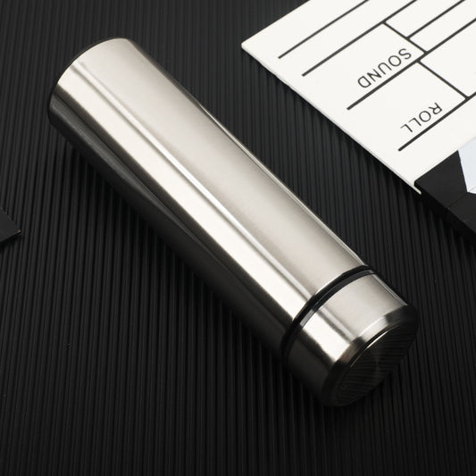 Premium Insulated Stainless Steel Thermal Flask Water Bottle Silver