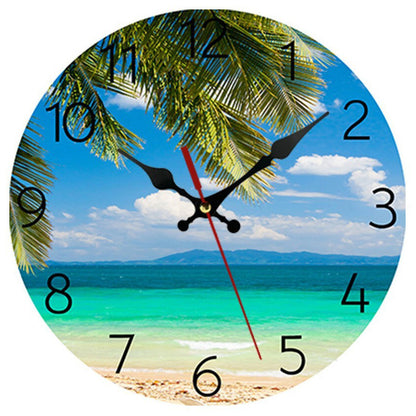 Coastal Beach Home Decor Wall Clock Nautical Style