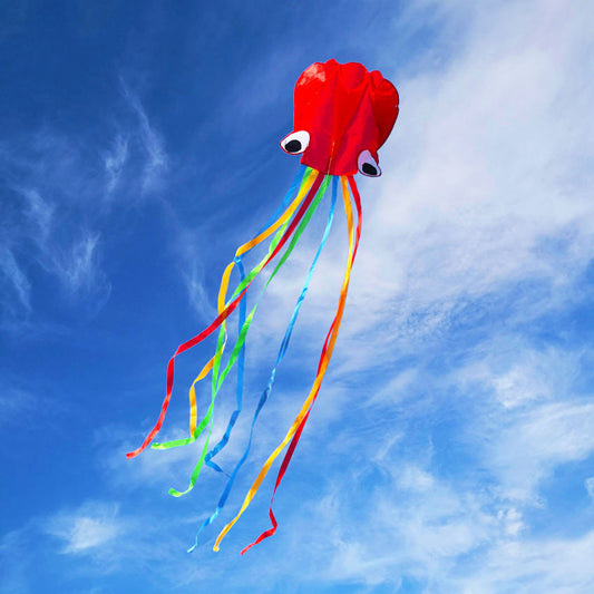 4m Large Octopus Kite with Free Strings for Outdoor Fun