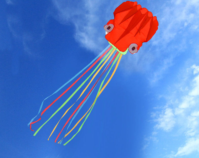 4m Large Octopus Kite with Free Strings for Outdoor Fun