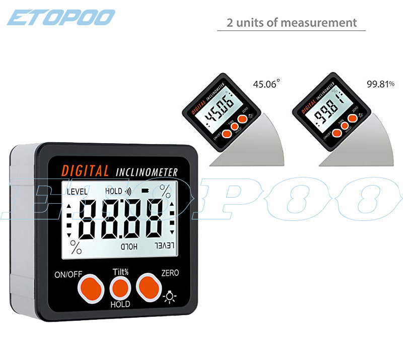 High Precision Digital Inclinometer for Accurate Measurements