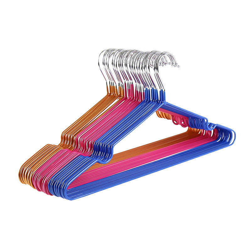 10 Pack Premium Metal Clothes Hangers Gold