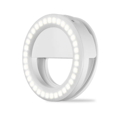 Selfie Ring Light for Mobile Phone Camera with Adjustable Brightness