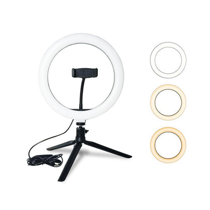 12" LED Large Ring Light with Adjustable Tripod and Phone Holder for Perfect Selfies