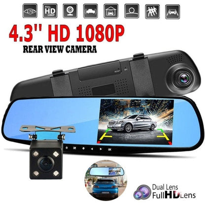 HD 1080P Dual Front and Rear Car Dash Cam Advanced Reversing Camera