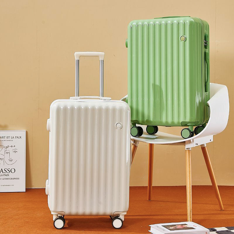 Designer Cabin Carry-On Luggage Set Travel Suitcase White