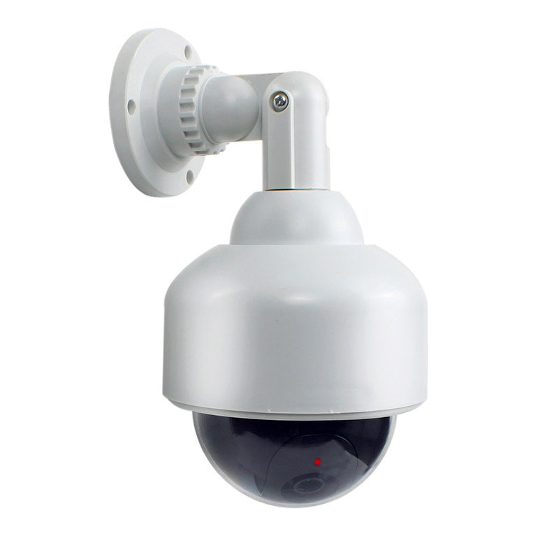 Pack of 2 Waterproof Rotating Dummy Dome Security Cameras Realistic Simulation