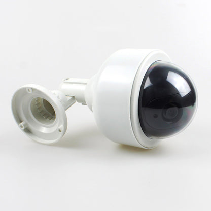 Realistic Waterproof Rotating Dummy Dome Security Camera for Home Surveillance