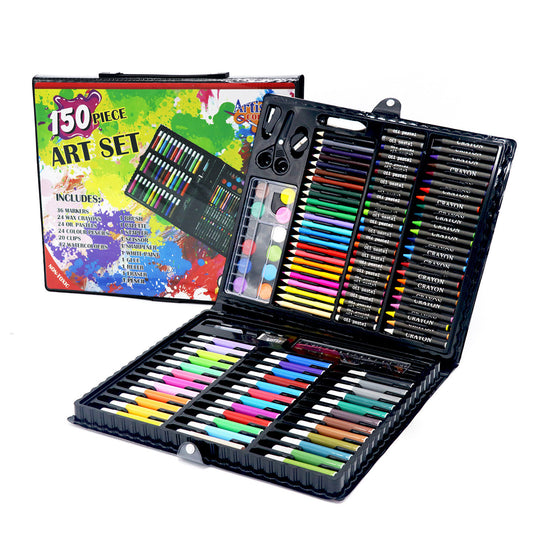 150 Pack Professional Drawing Colour Pens Set for Artists and Hobbyists