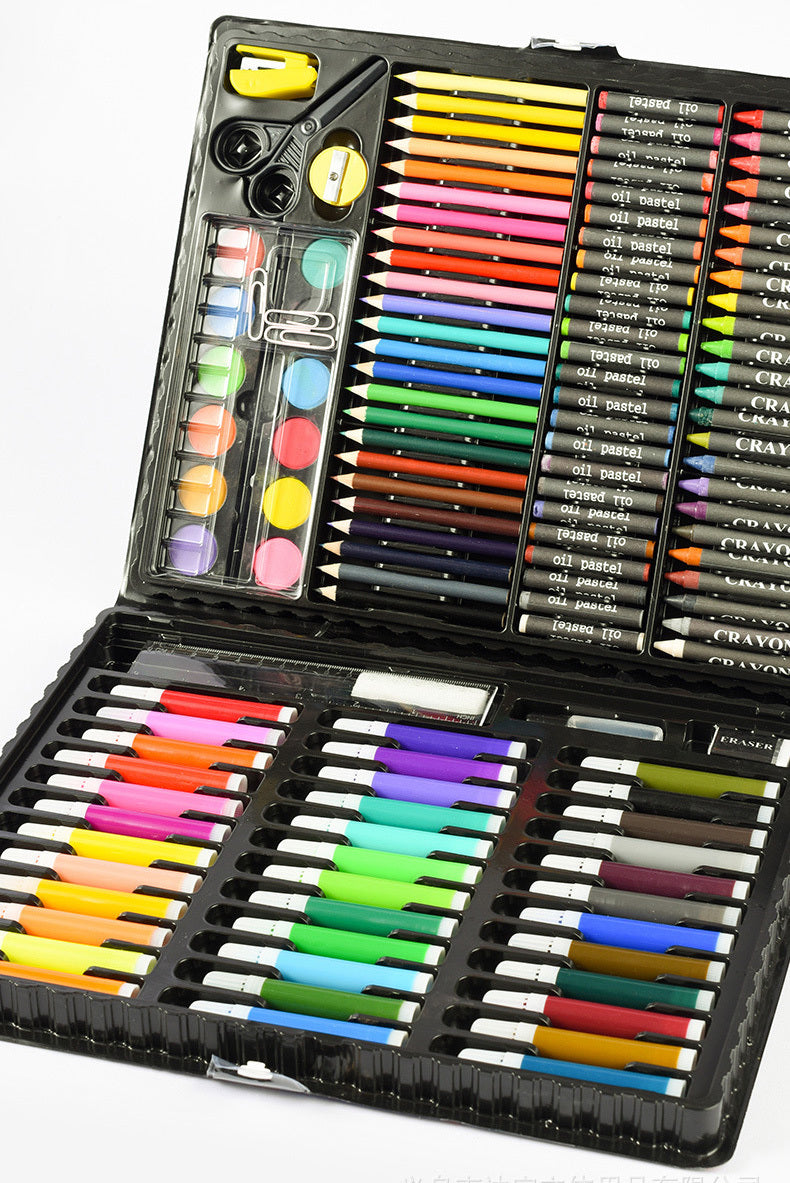 150 Pack Professional Drawing Colour Pens Set for Artists and Hobbyists