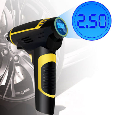 Portable Handheld Tyre Pump with Automatic Air Compressor