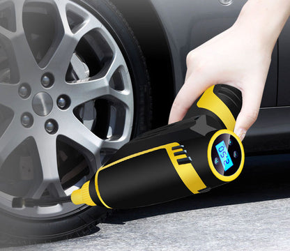 Portable Handheld Tyre Pump with Automatic Air Compressor