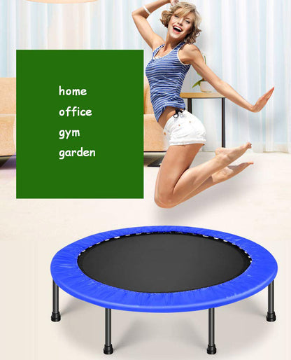 40" Mini Trampoline for Home Fitness Exercise Blue