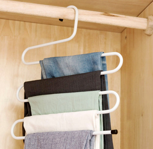 Magic Steel Clothes Trousers Hanger for Organized Wardrobe