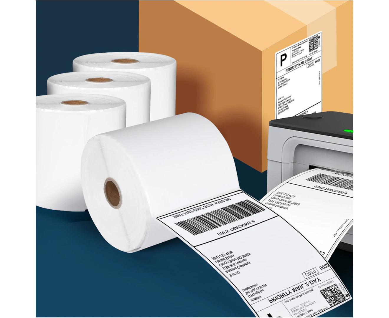 100mm x 150mm Thermal Self Adhesive Shipping Labels 1500 Pack