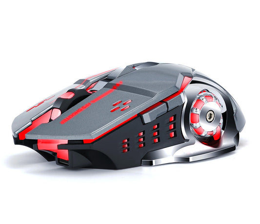 Wireless RGB Gaming Mouse Mechanical Optical High Precision Space Grey