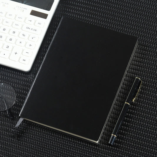 Elegant Leather Hard Cover Journal Black