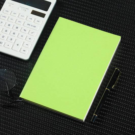 A5 Classic Leather Like Hard Cover Notebook Green