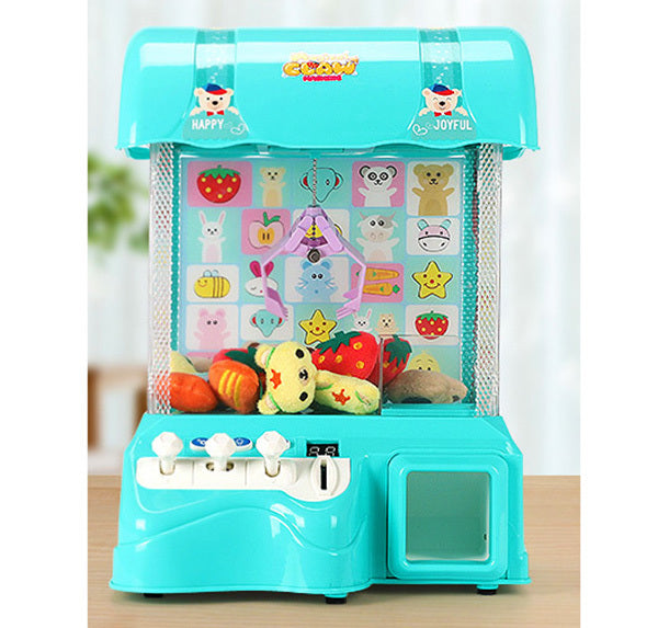 Deluxe Toy Claw Vending Machine for Kids Fun Aqua Blue