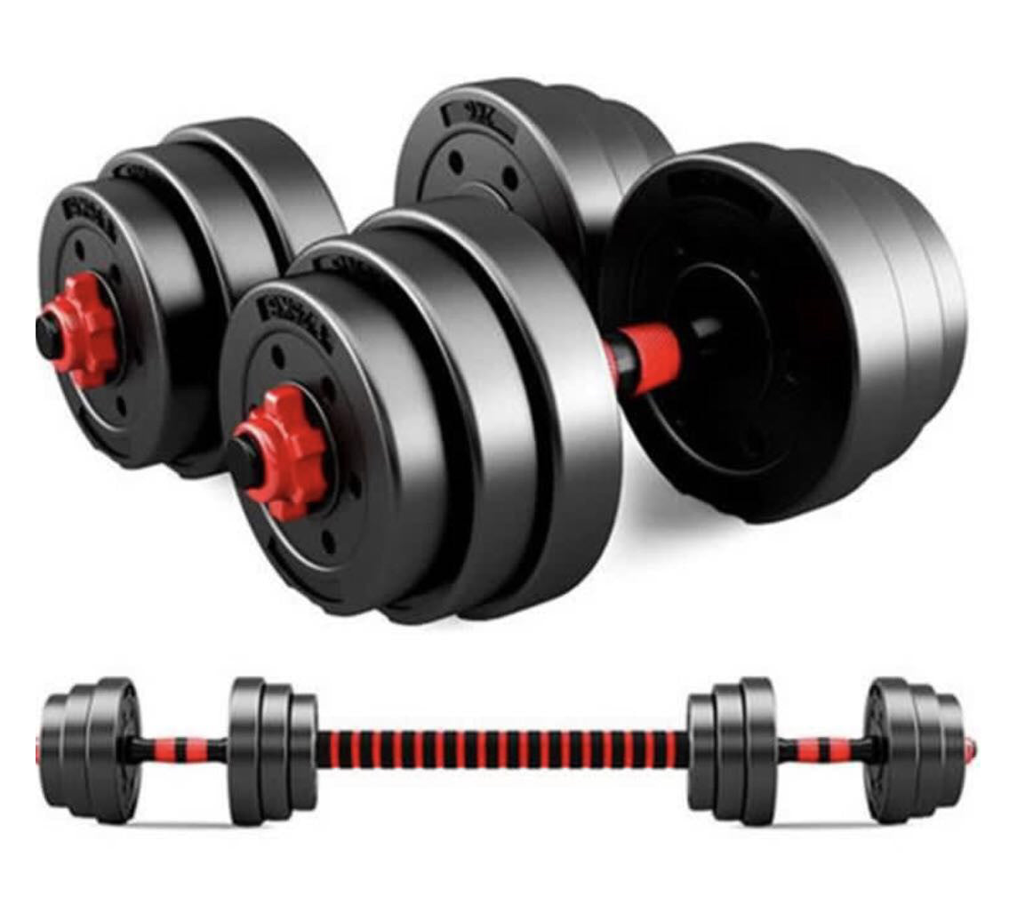 30kg Adjustable Dumbbell Weights Set for Home Gym Fitness