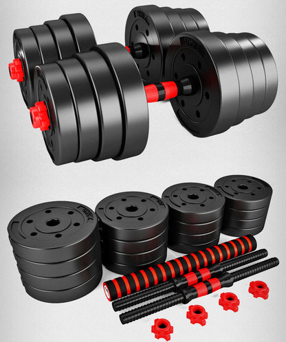 30kg Adjustable Dumbbell Weights Set for Home Gym Fitness