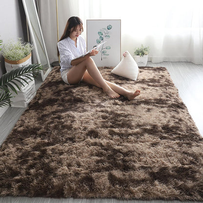 300 x 200 XL Soft Cozy Shag Rug Chocolate Mocha