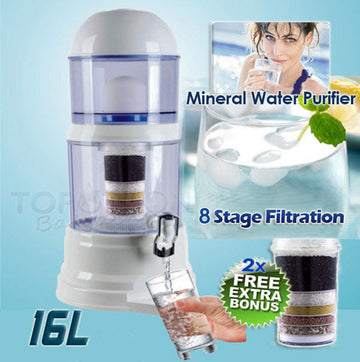 8 Stage Filtration Benchtop Water Purifier Dispenser with 2 Bonus Filters