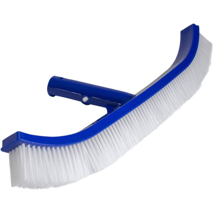 45cm Curved Pool Brush with Nylon Bristles for Effortless Pool Wall Cleaning