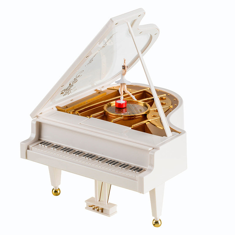 Elegant Classic Piano Dancing Ballerina Music Box