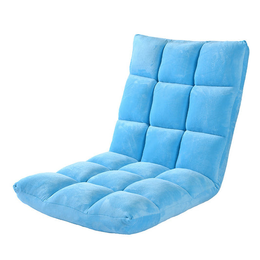 Large Versatile Adjustable Recliner Sofa Couch Yoga Chair Blue