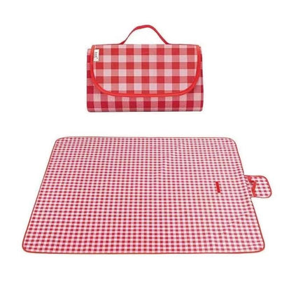 Extra Large Foldable Waterproof Outdoor Picnic Blanket Camping Beach Mat Red