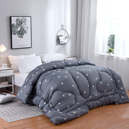 King Size Patterned Microfiber Quilt Doona Blanket for Ultimate Comfort