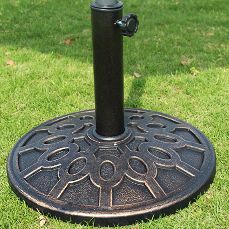 Heavy Duty Iron Outdoor Patio Umbrella Base Stand for Stability