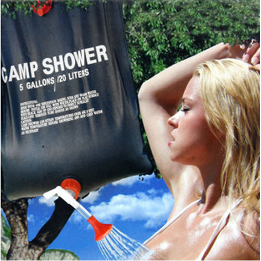 20L Solar Heated Camp Shower Kit for Outdoor Adventures